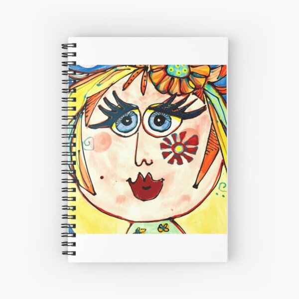 Pretty Lady Spiral Notebook