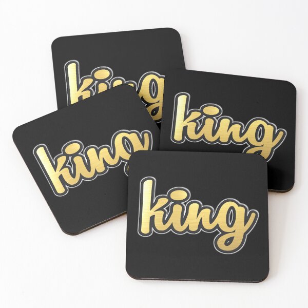 Item preview, Shiny black and Gold KING word ver2 designed and sold by smARTwork.
