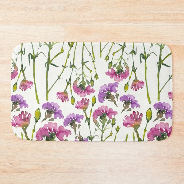 Item preview, Carnation pinky flory pattern design designed and sold by EarthyPlanty.