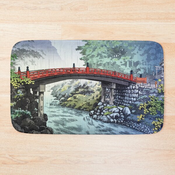 Item preview, Shinkyo Bridge at Nikko by Tsuchiya Koitsu designed and sold by Takeda-art.