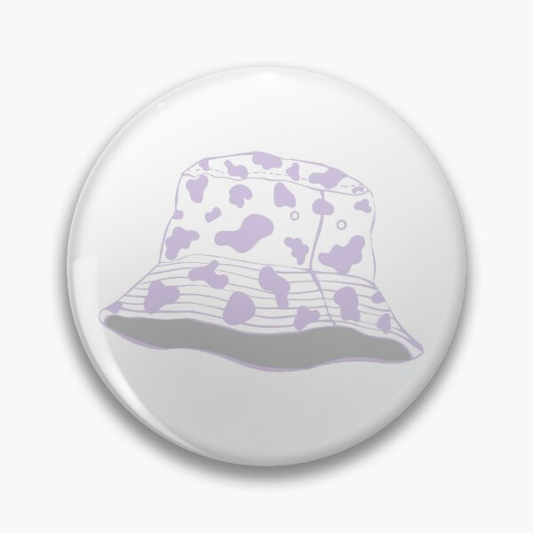 Artikelvorschau, Lavendel Cow Print Bucket Hat - entworfen und verkauft von DesignStory.