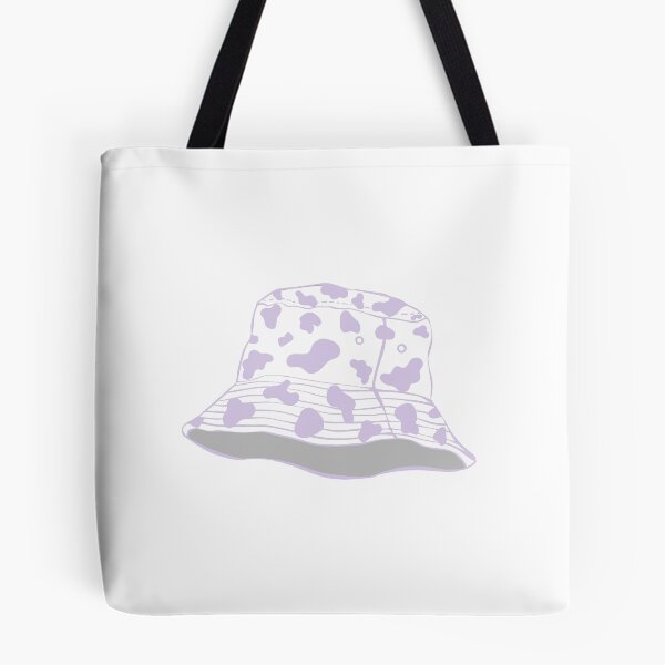 Artikelvorschau, Lavendel Cow Print Bucket Hat - entworfen und verkauft von DesignStory.