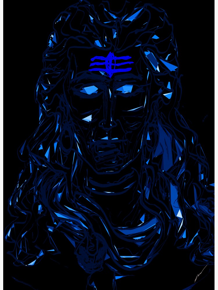 "ADIYOGI" Sticker by CiroAyala | Redbubble