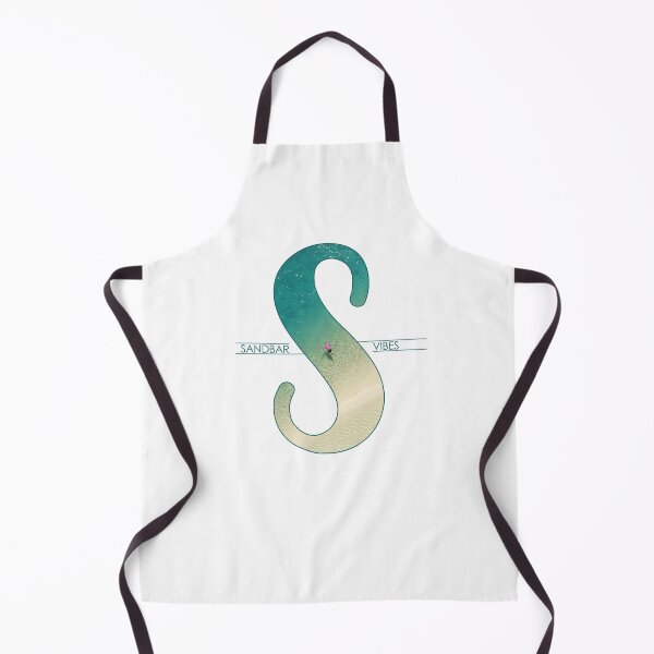 Item preview, Sandbar Vibes - S Letter on a Beach designed and sold by Kaos Urbanwear.