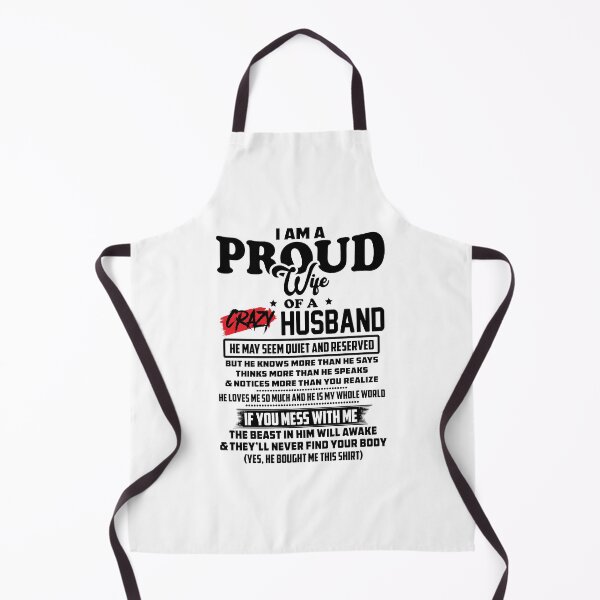 Item preview, i am a proud wife of a crazy husband designed and sold by hasanmasud.