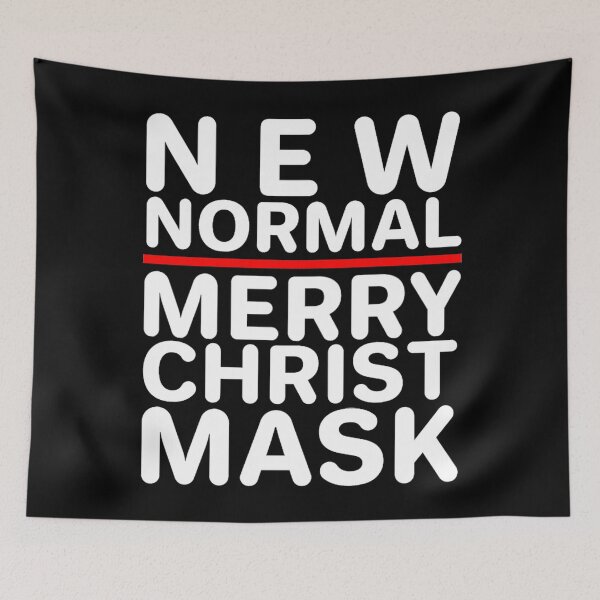 Item preview, New Normal Merry Christmask designed and sold by aktiveaddict.