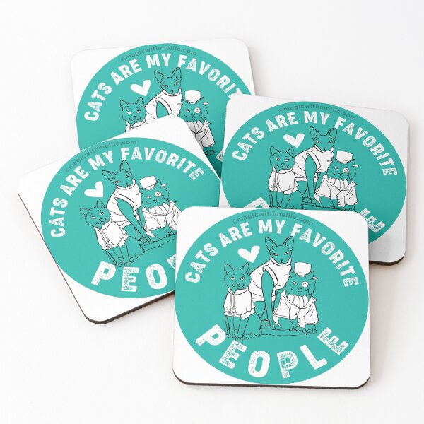 Item preview, Cats are My Favorite People — Original Illustration series designed and sold by Melanie Test.