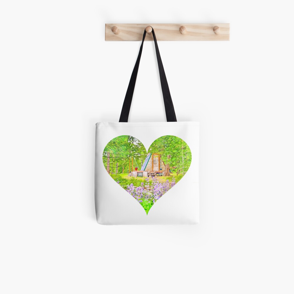 The Hohnstead Heartshaped Watercolor Tote Bag