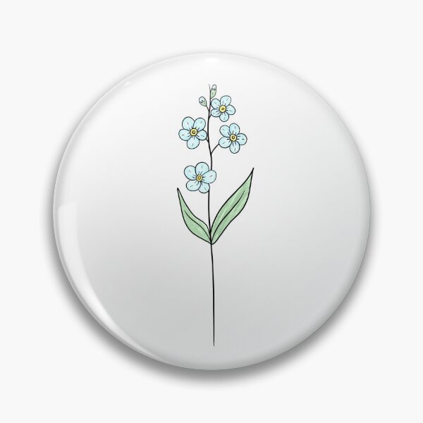 Item preview, Forget-Me-Not Flower designed and sold by ekwdesigns.