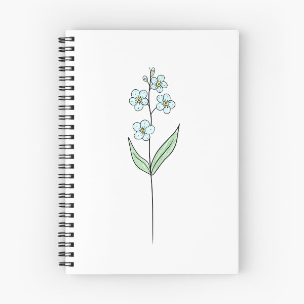 Item preview, Forget-Me-Not Flower designed and sold by ekwdesigns.