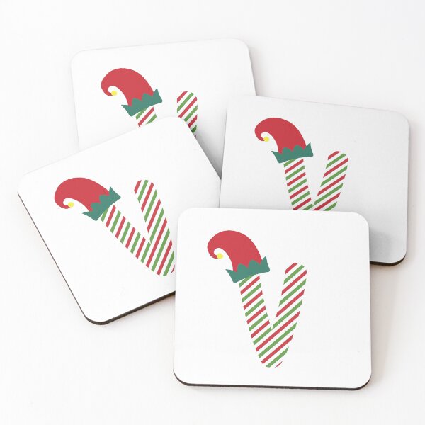 Item preview, Christmas Elf Monogram Font V designed and sold by TheFamilyVan.