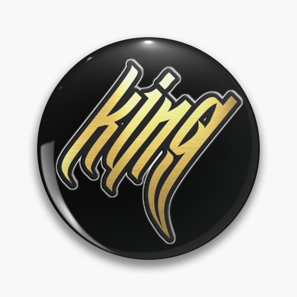 Item preview, Shiny black and Gold KING word ver4 designed and sold by smARTwork.