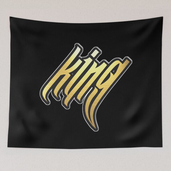 Item preview, Shiny black and Gold KING word ver4 designed and sold by smARTwork.