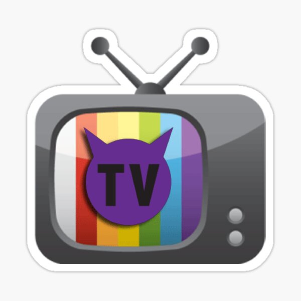 percentumdesigns television Sticker