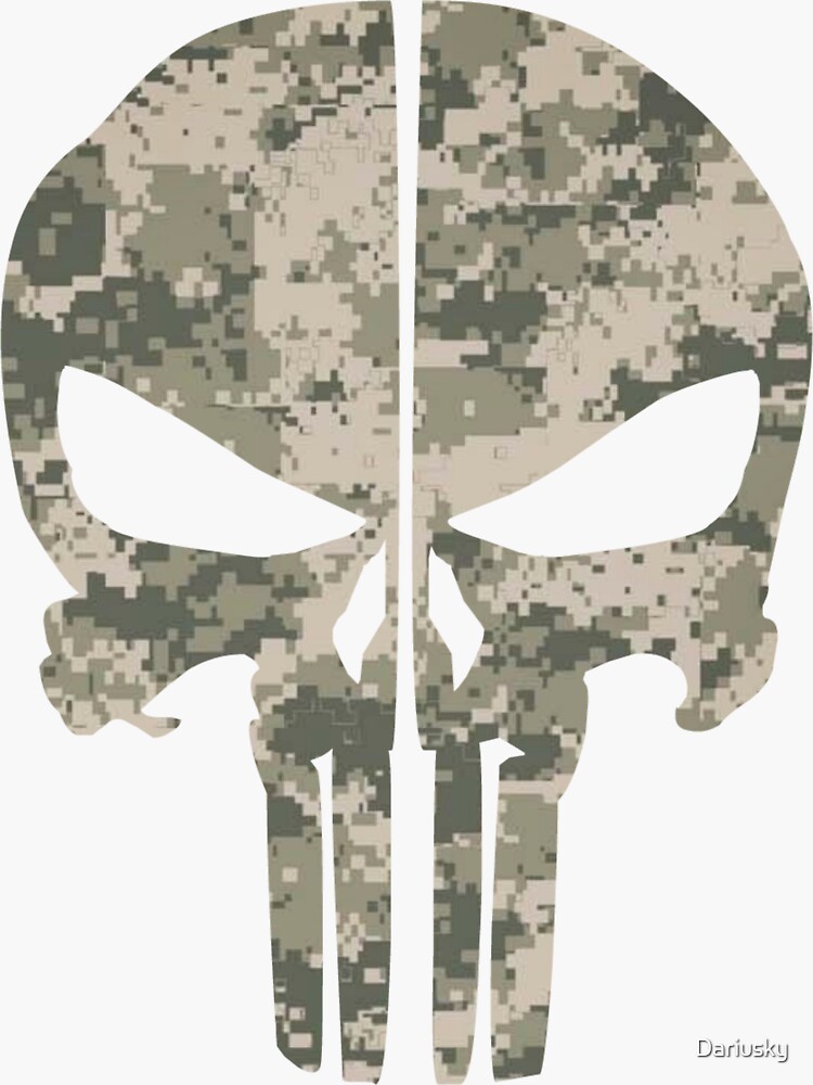 Punisher Skull US Army Veteran camo Baseball Jersey -   Worldwide Shipping