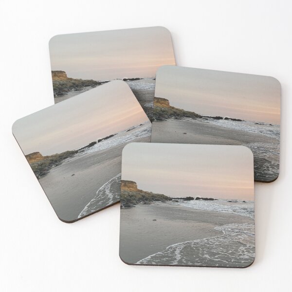 Item preview, Sunset at San Simeon Beach designed and sold by Destined2Wander.