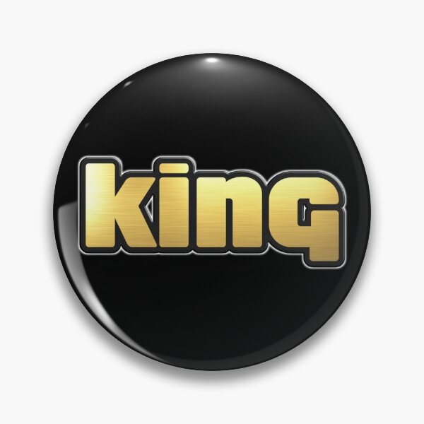 Item preview, Shiny black and Gold KING word ver3 designed and sold by smARTwork.