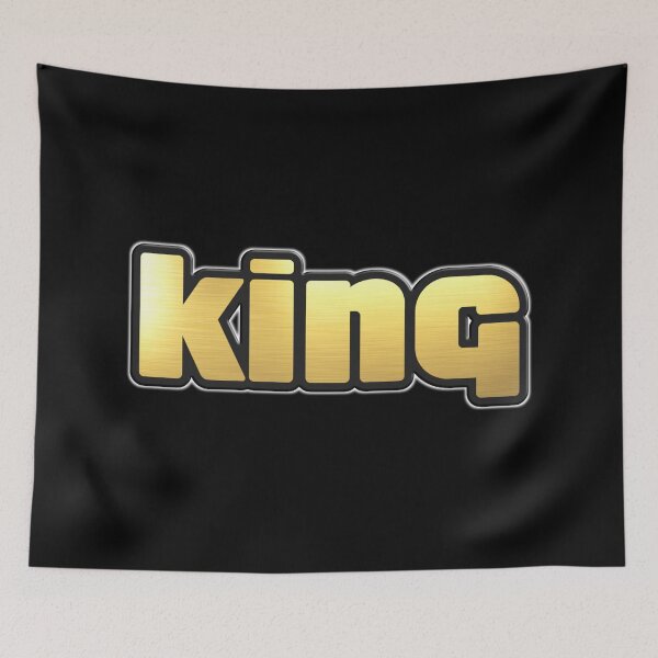 Item preview, Shiny black and Gold KING word ver3 designed and sold by smARTwork.