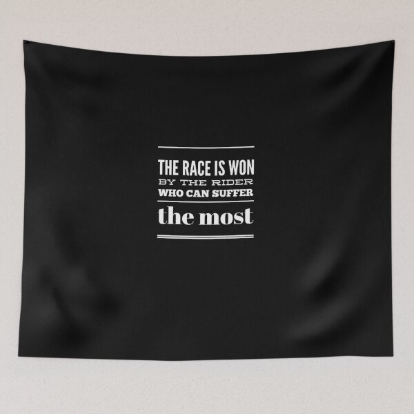 Item preview, The Race is Won By The Rider Who Can Suffer The Most designed and sold by Elena's Shop.