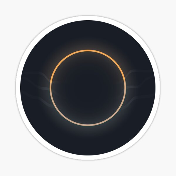 Solar Eclipse Sticker