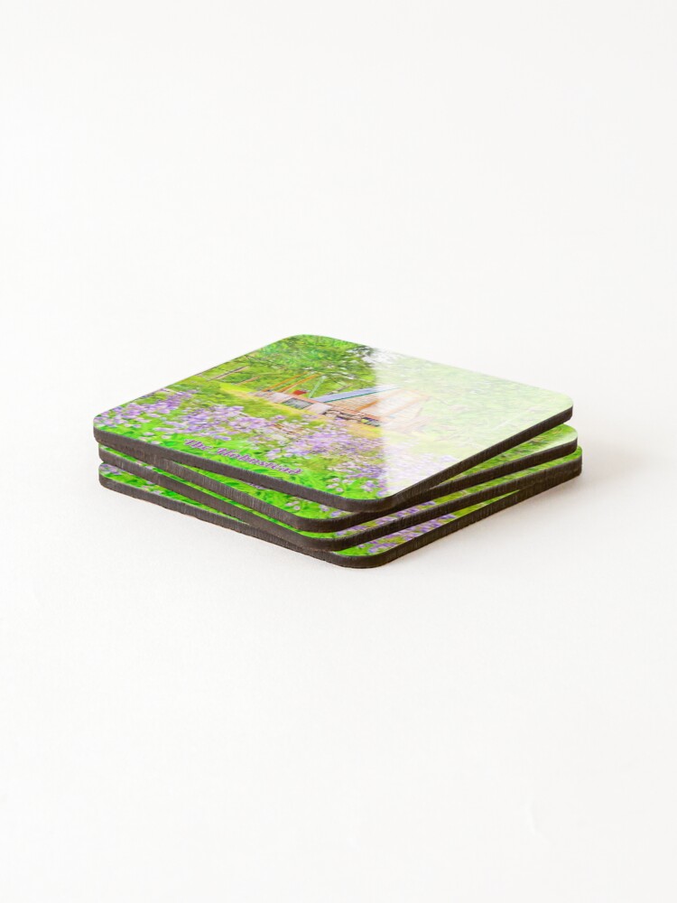 Alternate view of The Hohnstead Aframe in Watercolor Coasters (Set of 4)