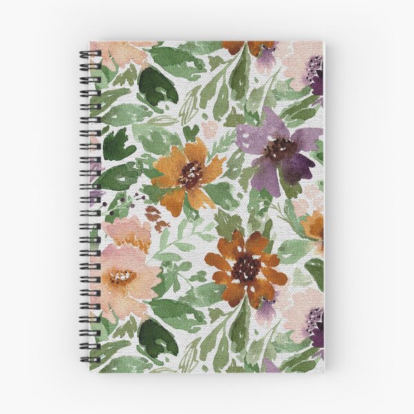 Item preview, Autumn Loose Watercolor flowers earthy colors designed and sold by CrisBanana.