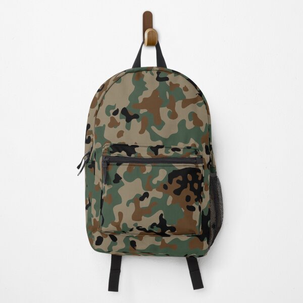 Artikelvorschau, Camouflage Schwarz Tan Braun Grün Flecktarn Camo entworfen und verkauft von Cyberty.