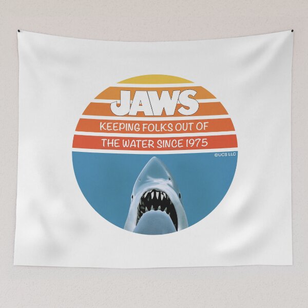 Item preview, JAWS:  Keeping Folks Out Of The Water Since 1975, Shark Movie  designed and sold by Gsallicat.