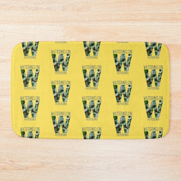 Item preview, Houseplant Alphabet - W is for Watermelon Peperomia designed and sold by FunWithFoliage.