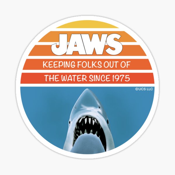 Item preview, JAWS:  Keeping Folks Out Of The Water Since 1975, Shark Movie  designed and sold by Gsallicat.