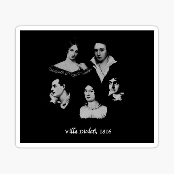 Villa Diodati, 1816 Sticker