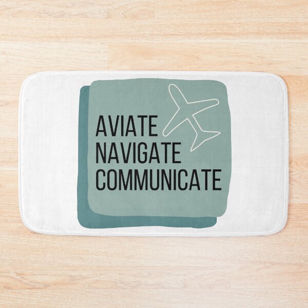 Item preview, Aviate Navigate Communicate with Plane designed and sold by Corrie Mick.