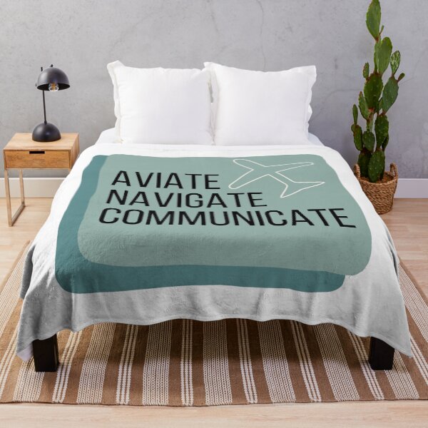 Item preview, Aviate Navigate Communicate with Plane designed and sold by Corrie Mick.