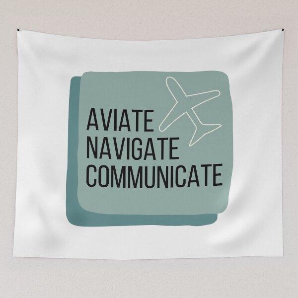 Item preview, Aviate Navigate Communicate with Plane designed and sold by Corrie Mick.