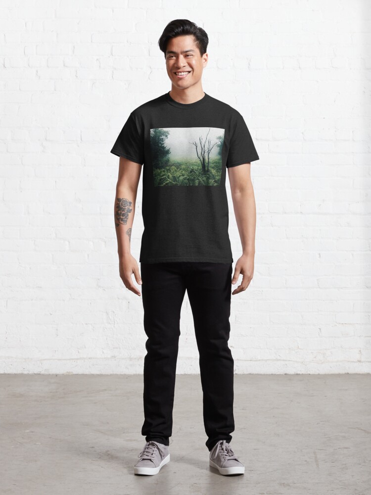 Alternate view of Foggy Forest of Ferns Classic T-Shirt