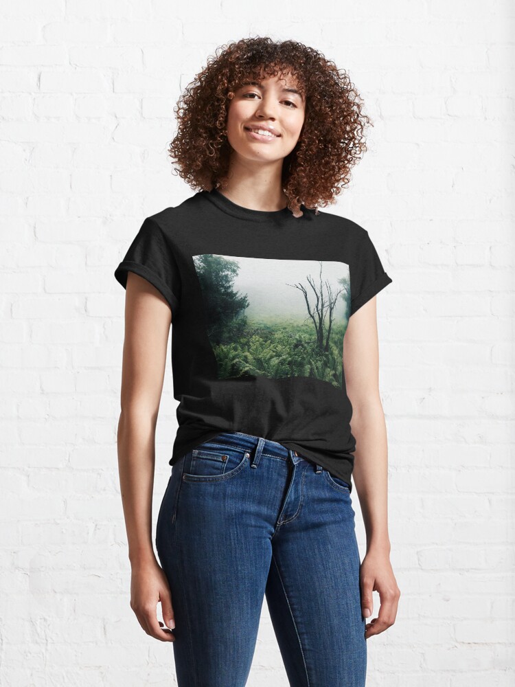 Alternate view of Foggy Forest of Ferns Classic T-Shirt