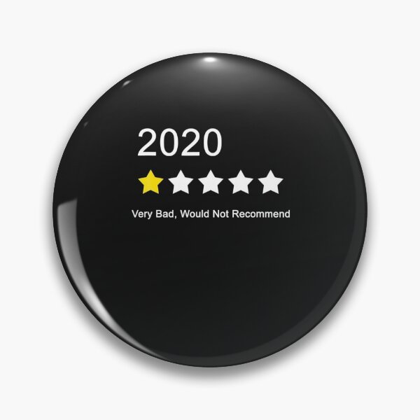 Item preview, 2020 One Star Rating Very Bad Would Not Recommend Halloween T Shirt designed and sold by Gordonshopk.