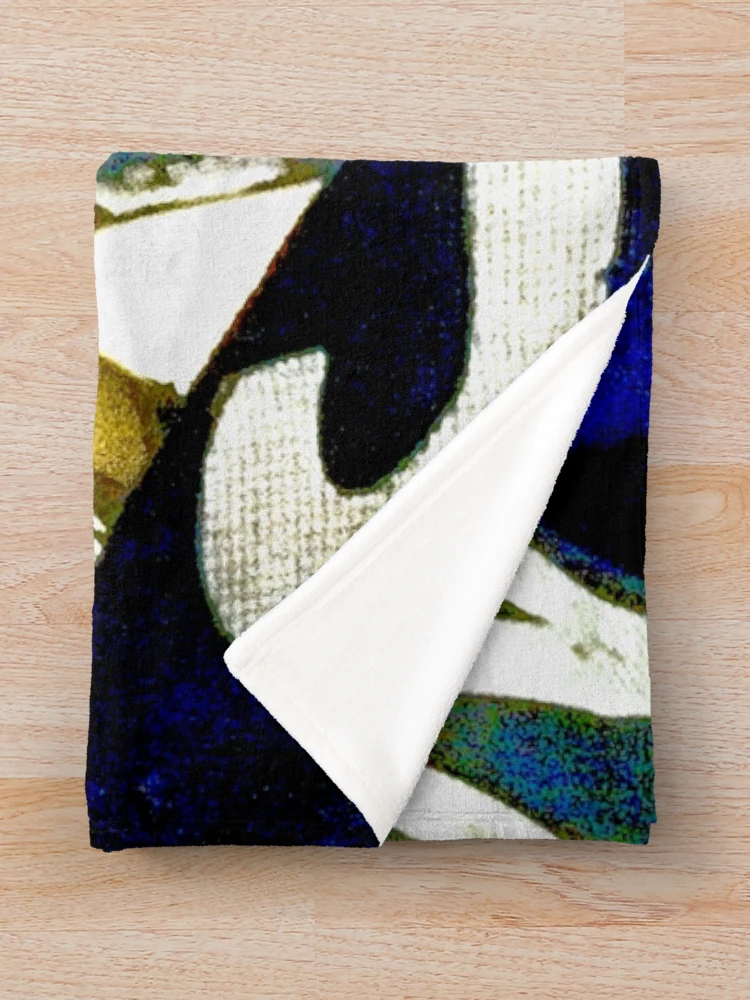 Thumbnail 3 of 6, Throw Blanket, Abstract Expression designed and sold by Liz  Bajo Designs.