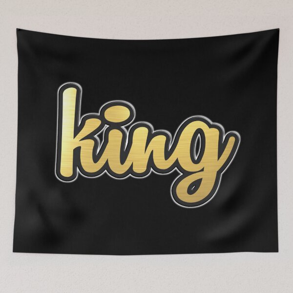 Item preview, Shiny black and Gold KING word ver2 designed and sold by smARTwork.
