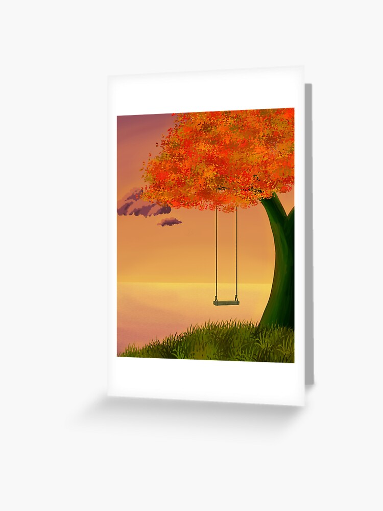Tarjetas de felicitación «Pintura De Columpio De Árbol De Atardecer De Otoño - Pintura De Paisaje De Anime De Otoño» de DotNeko | Redbubble Tarjetas de felicitación «Pintura De Columpio De Árbol De Atardecer De Otoño - Pintura De Paisaje De Anime De Otoño» de DotNeko | Redbubble
