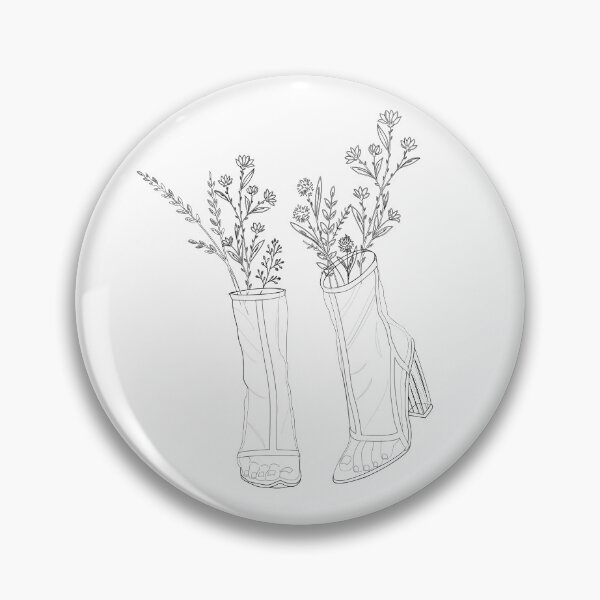 Item preview, Women Sandal with flower Pencil aesthetic art designed and sold by Y2Kcreates.
