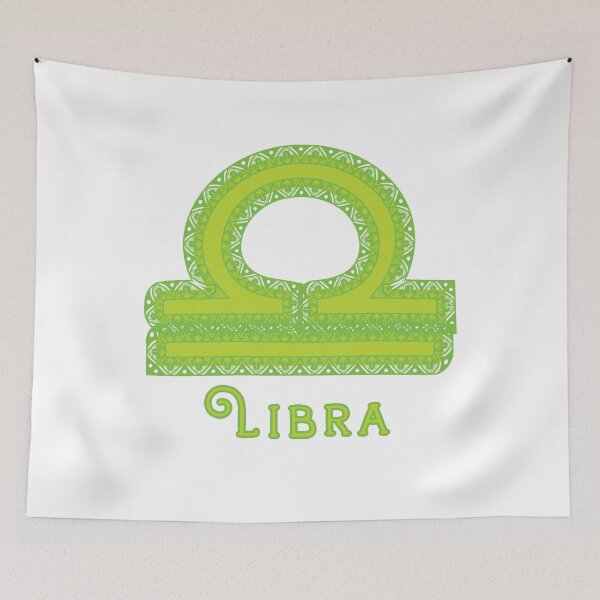 Item preview, Libra Astrology Zodiac Horoscope Symbol in Green designed and sold by LifeOnGlow.