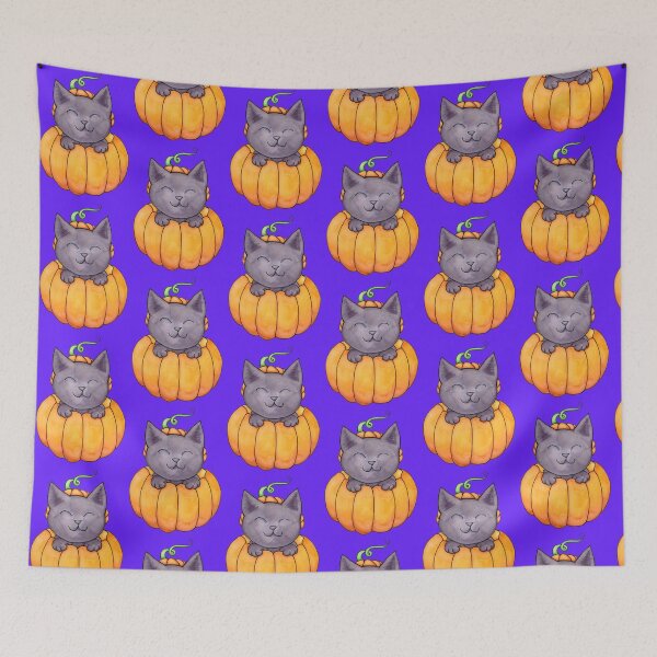 Item preview, Pumpkin Cat designed and sold by mahfdet.