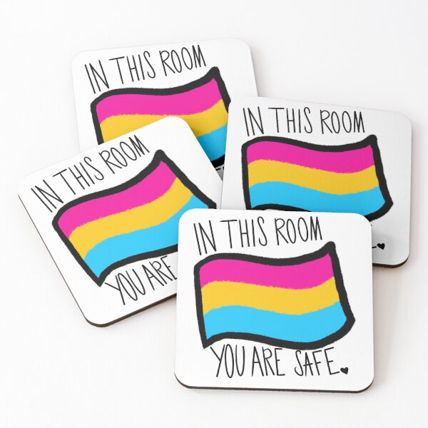 Item preview, In This Room, You Are Safe—Pansexual designed and sold by AlexRising.
