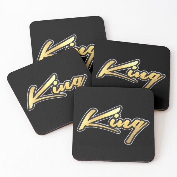 Item preview, Shiny black and Gold KING word ver1 designed and sold by smARTwork.