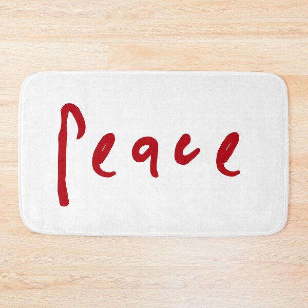 Item preview, Peace, Love and Joy. Silver. Christmas. Peace Not War. Peace Now. Red. designed and sold by That Cheeky Tee.