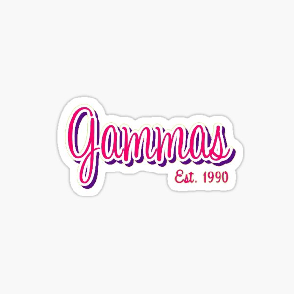 Gammas Sticker