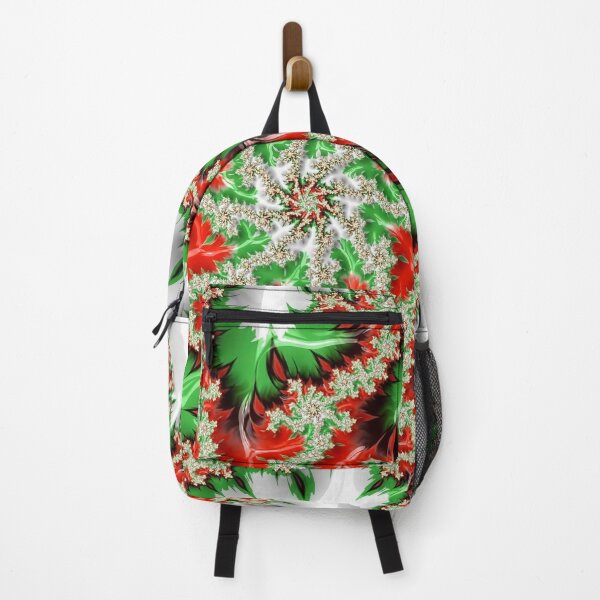 Item preview, Christmas Holly Spiral Fractal designed and sold by IssyDesigns.