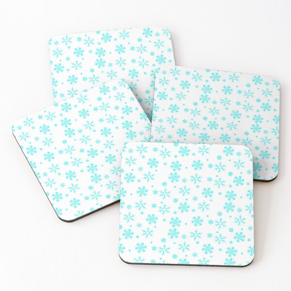 Item preview,  Crystal Snowflakes Aqua designed and sold by DarkHumorstore.