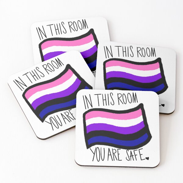 Item preview, In This Room You Are Safe—Genderfluid designed and sold by AlexRising.